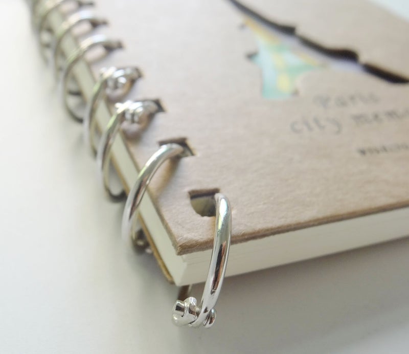 Shapenty 15mm/0.6 Inch Mini Metal Scrapbooking Book Loose Leaf Binder Ring Silver Tone Key Ring Chain Keychain, 60Pieces/Box - Image 3